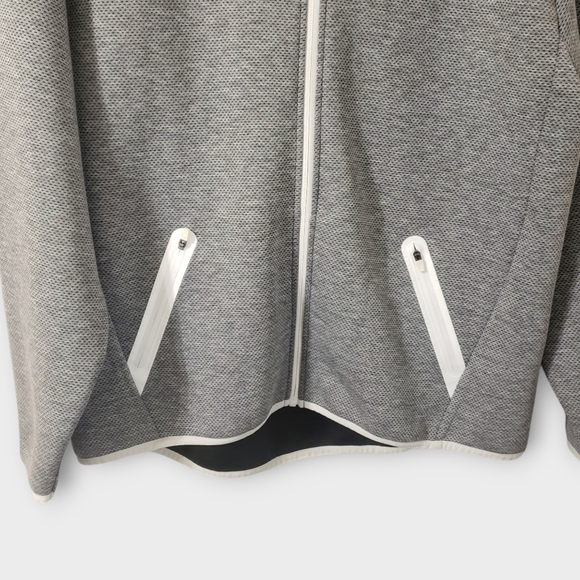 Zyia Active Gray Sport Pocket Hoodie Jacket XXXL Full Zip Outdoors Lightweight - Picture 3 of 13